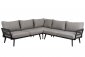 Villac hrnsoffa svart Beige